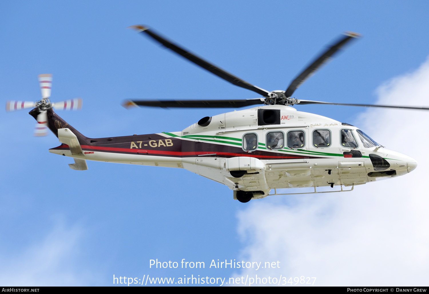 Aircraft Photo of A7-GAB | AgustaWestland AW-189 | Gulf Helicopters | AirHistory.net #349827