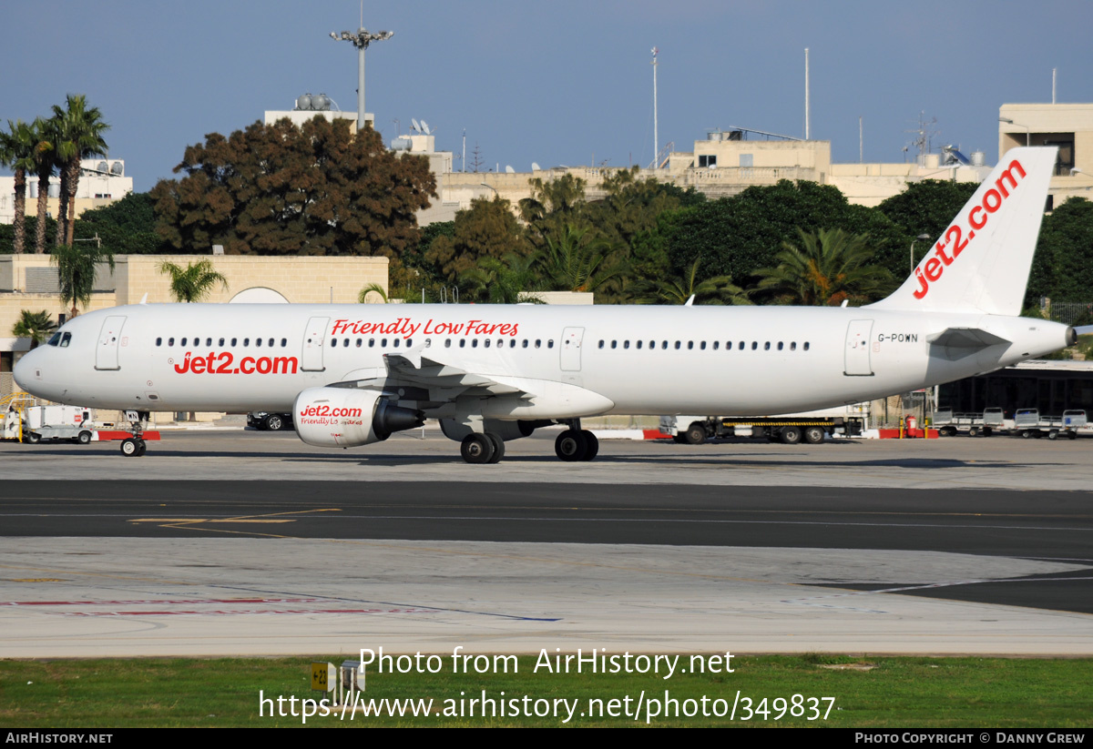 Aircraft Photo of G-POWN | Airbus A321-211 | Jet2 | AirHistory.net #349837