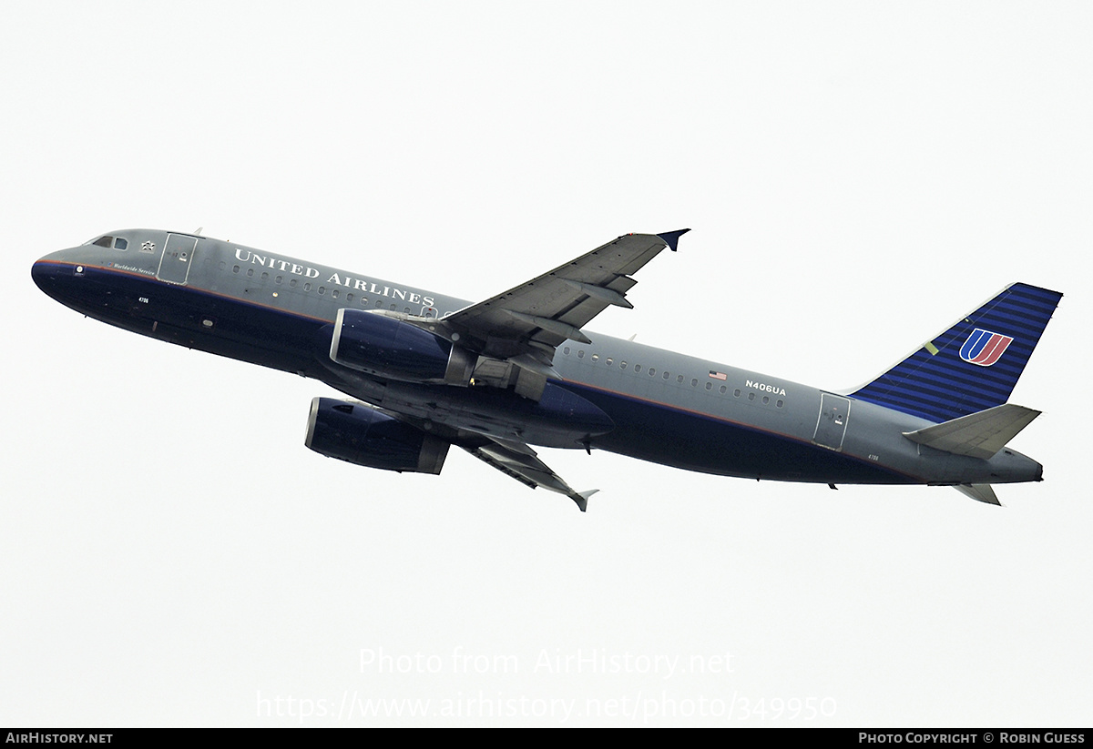 Aircraft Photo of N406UA | Airbus A320-232 | United Airlines | AirHistory.net #349950