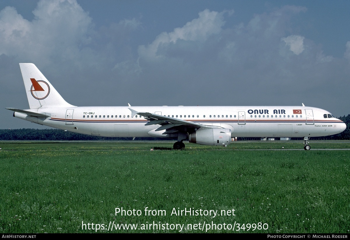 Aircraft Photo of TC-ONJ | Airbus A321-131 | Onur Air | AirHistory.net #349980