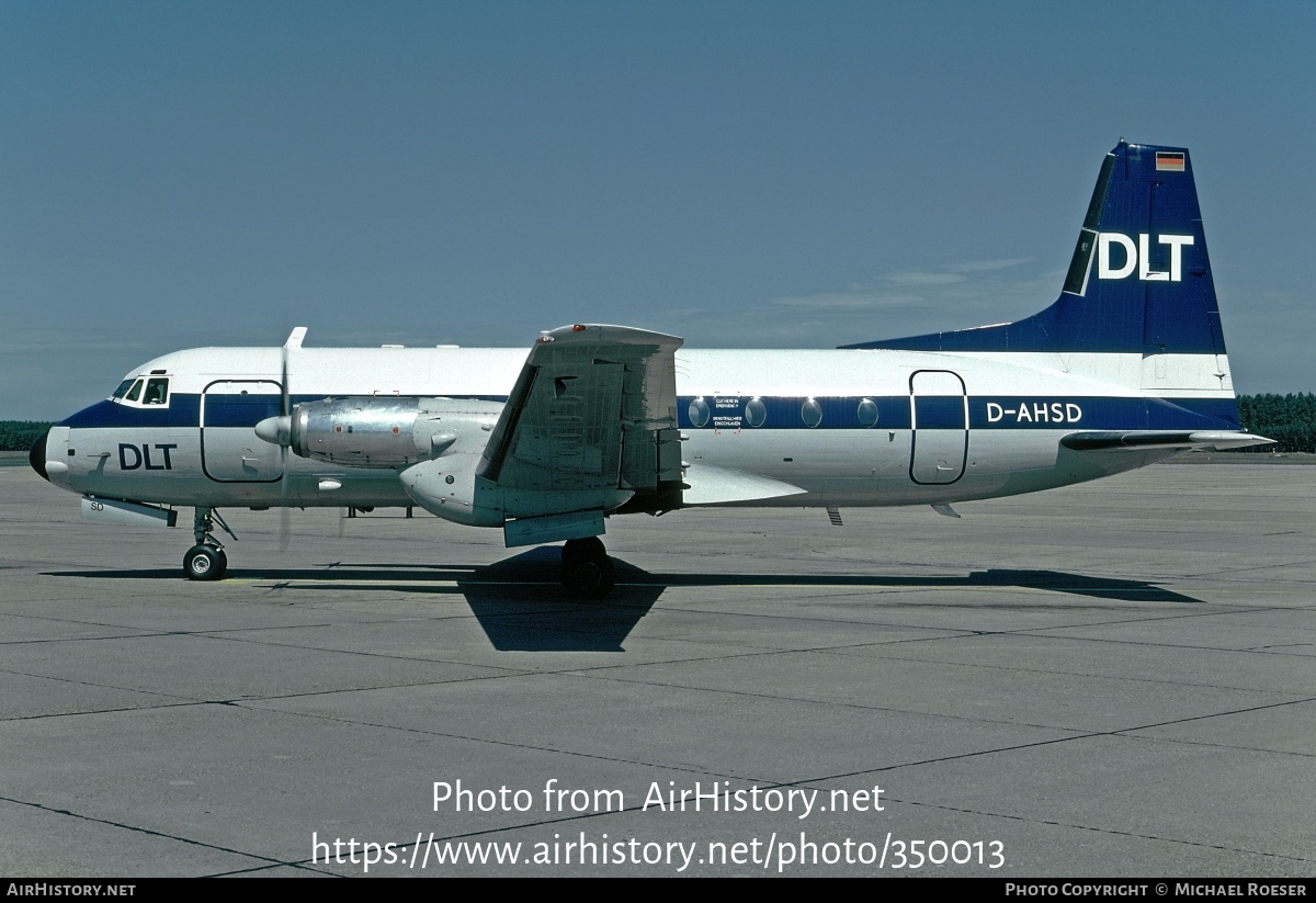 Aircraft Photo of D-AHSD | British Aerospace BAe-748 Srs2B/378 | DLT - Deutsche Luftverkehrsgesellschaft | AirHistory.net #350013