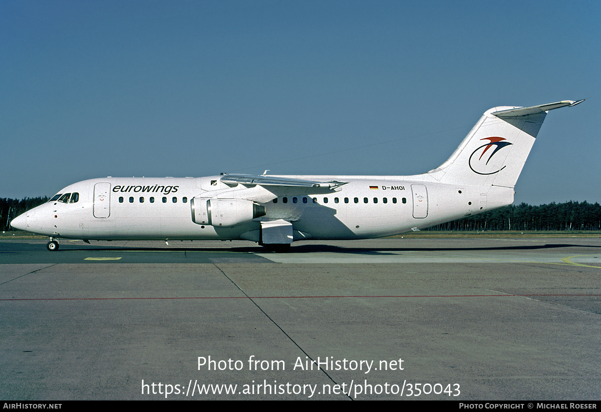 Aircraft Photo of D-AHOI | British Aerospace BAe-146-300 | Eurowings | AirHistory.net #350043