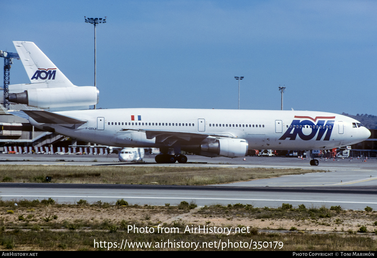 Aircraft Photo of F-ODLX | McDonnell Douglas DC-10-30 | AOM French Airlines | AirHistory.net #350179