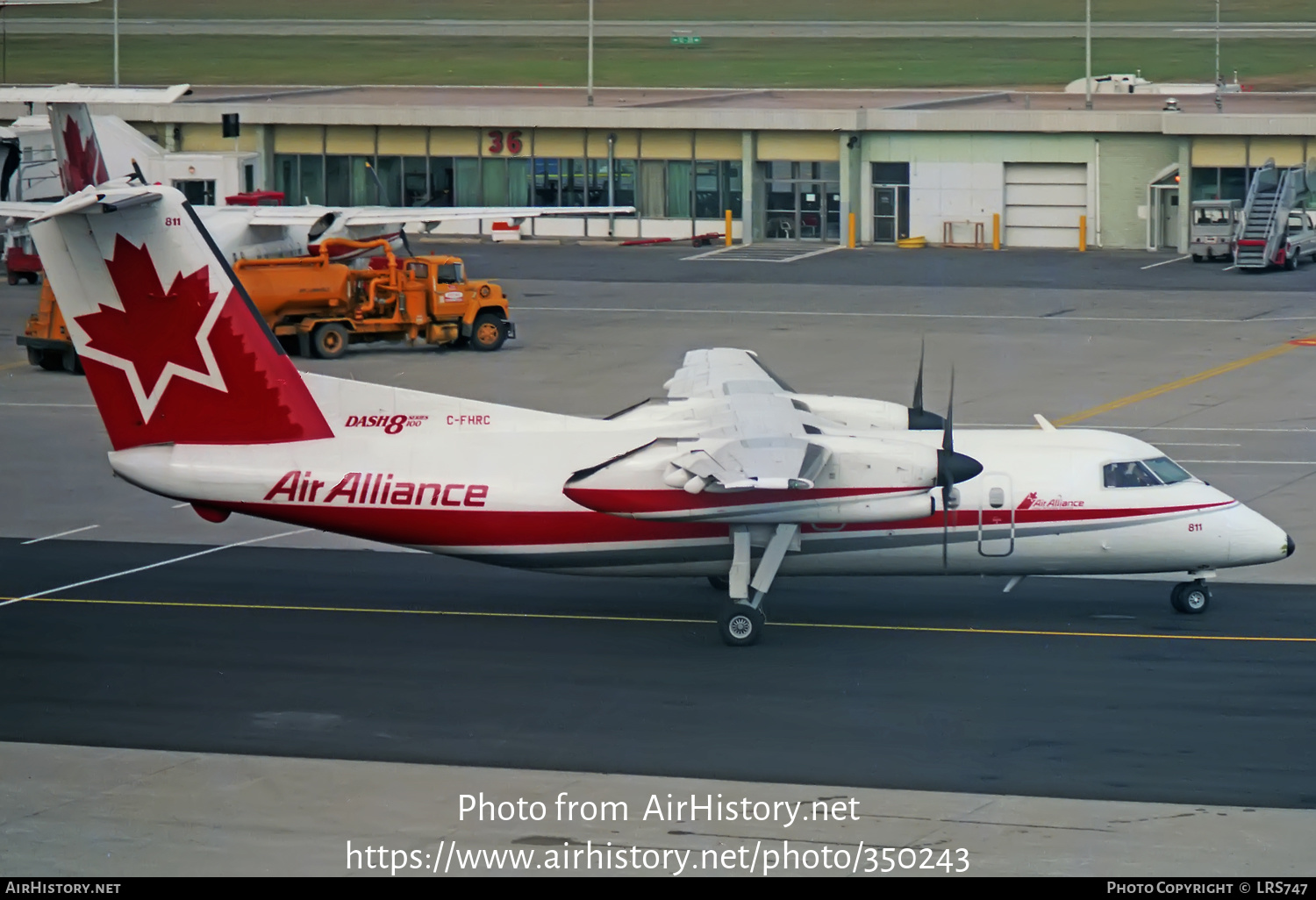 Aircraft Photo of C-FHRC | De Havilland Canada DHC-8-102 Dash 8 | Air Alliance | AirHistory.net #350243