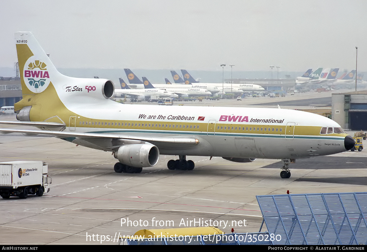 Aircraft Photo of N3140D | Lockheed L-1011-385-3 TriStar 500 | BWIA International | AirHistory.net #350280