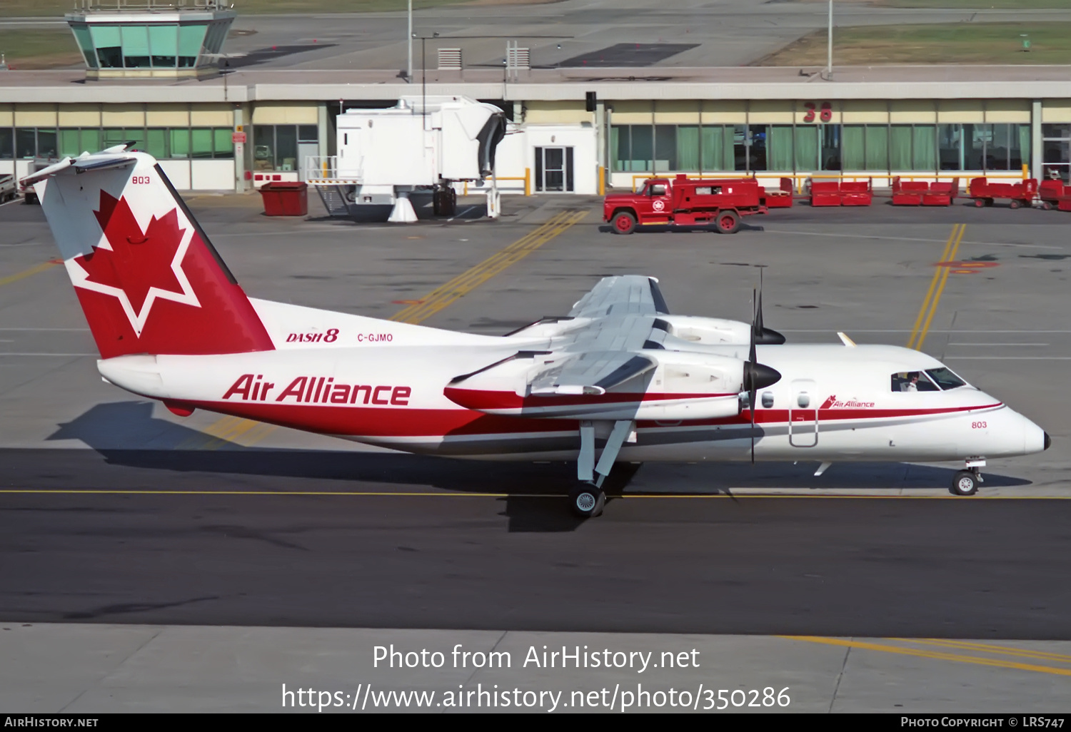 Aircraft Photo of C-GJMO | De Havilland Canada DHC-8-102 Dash 8 | Air Alliance | AirHistory.net #350286