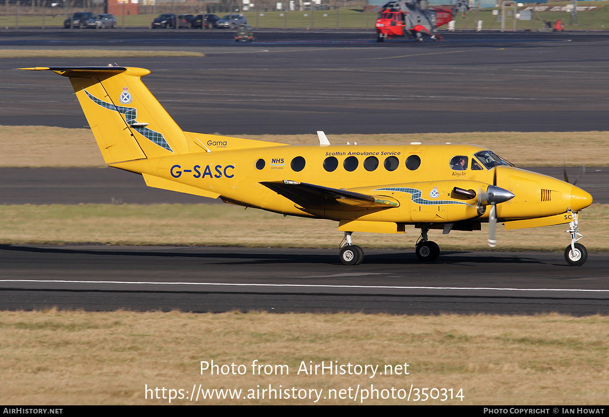 Aircraft Photo of G-SASC | Raytheon B200C King Air | Scottish Ambulance Service | AirHistory.net #350314