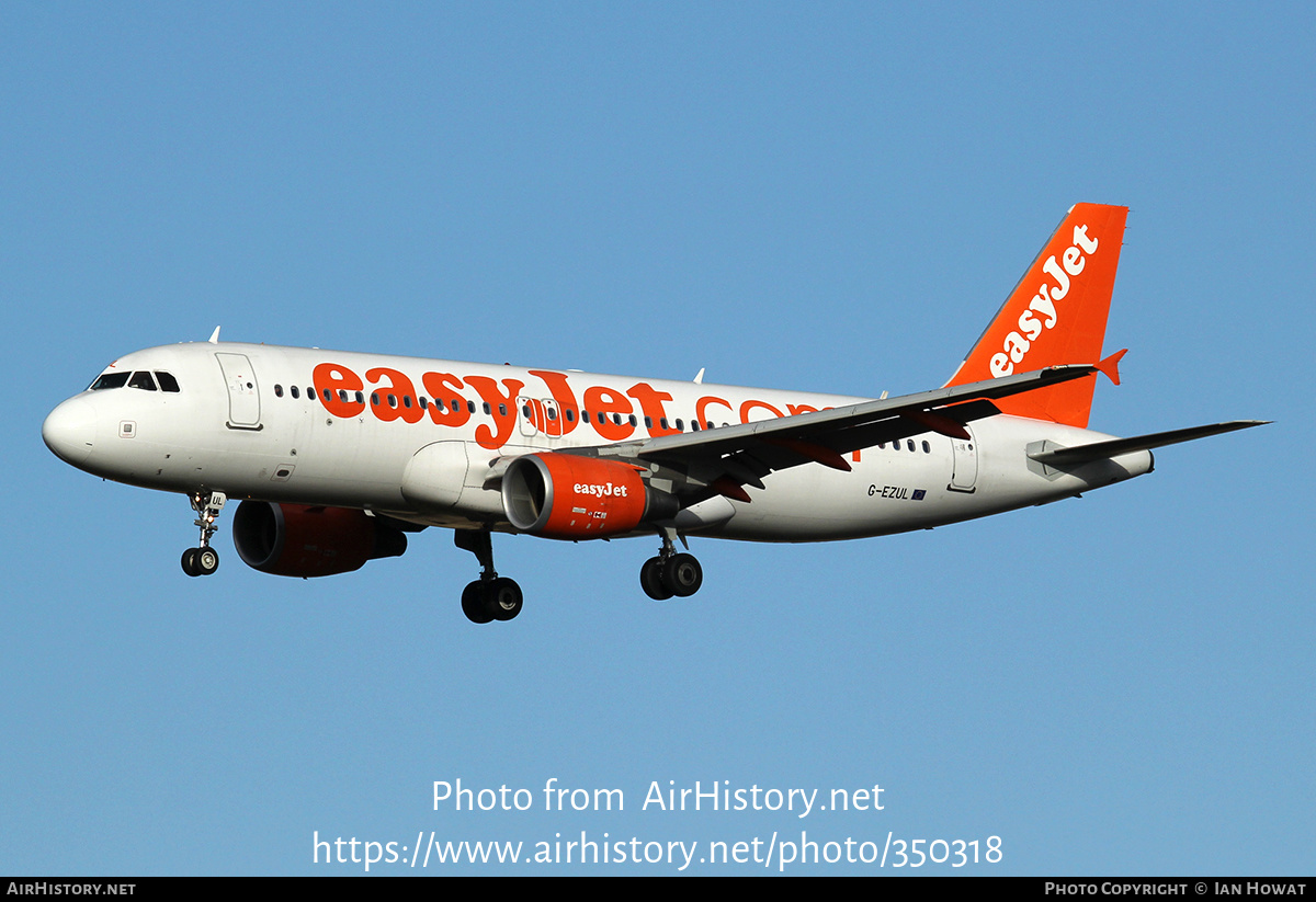 Aircraft Photo of G-EZUL | Airbus A320-214 | EasyJet | AirHistory.net #350318