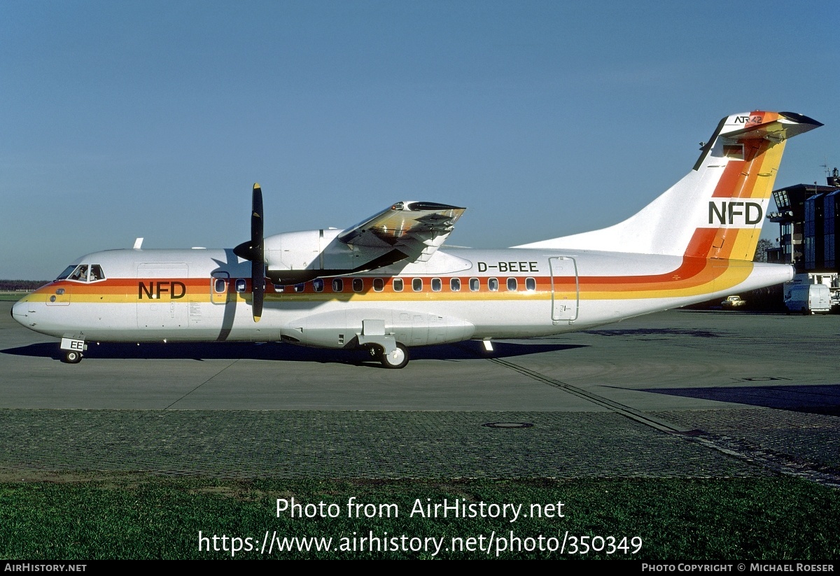 Aircraft Photo of D-BEEE | ATR ATR-42-320F | NFD - Nürnberger Flugdienst | AirHistory.net #350349