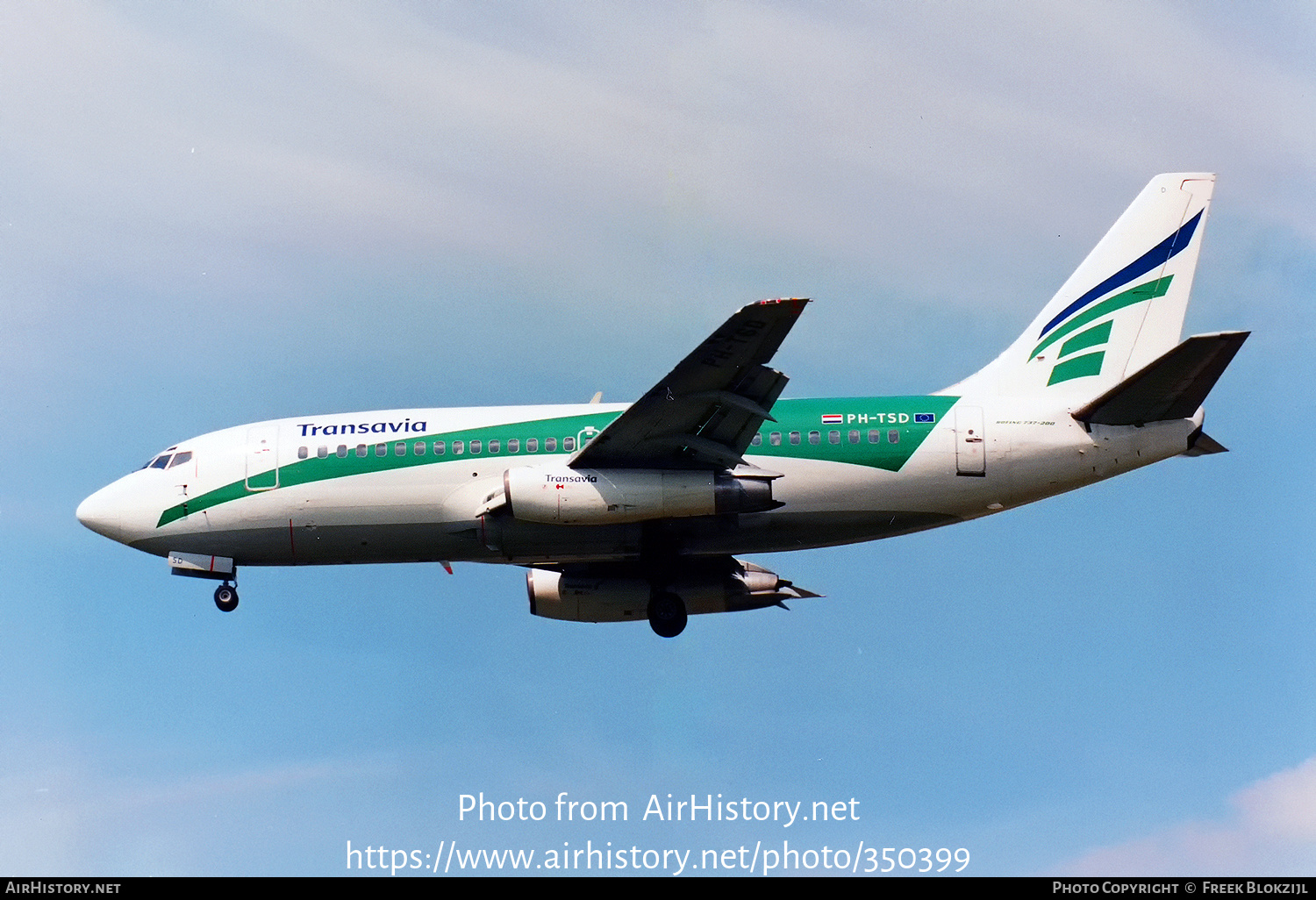 Aircraft Photo of PH-TSD | Boeing 737-236/Adv | Transavia | AirHistory.net #350399