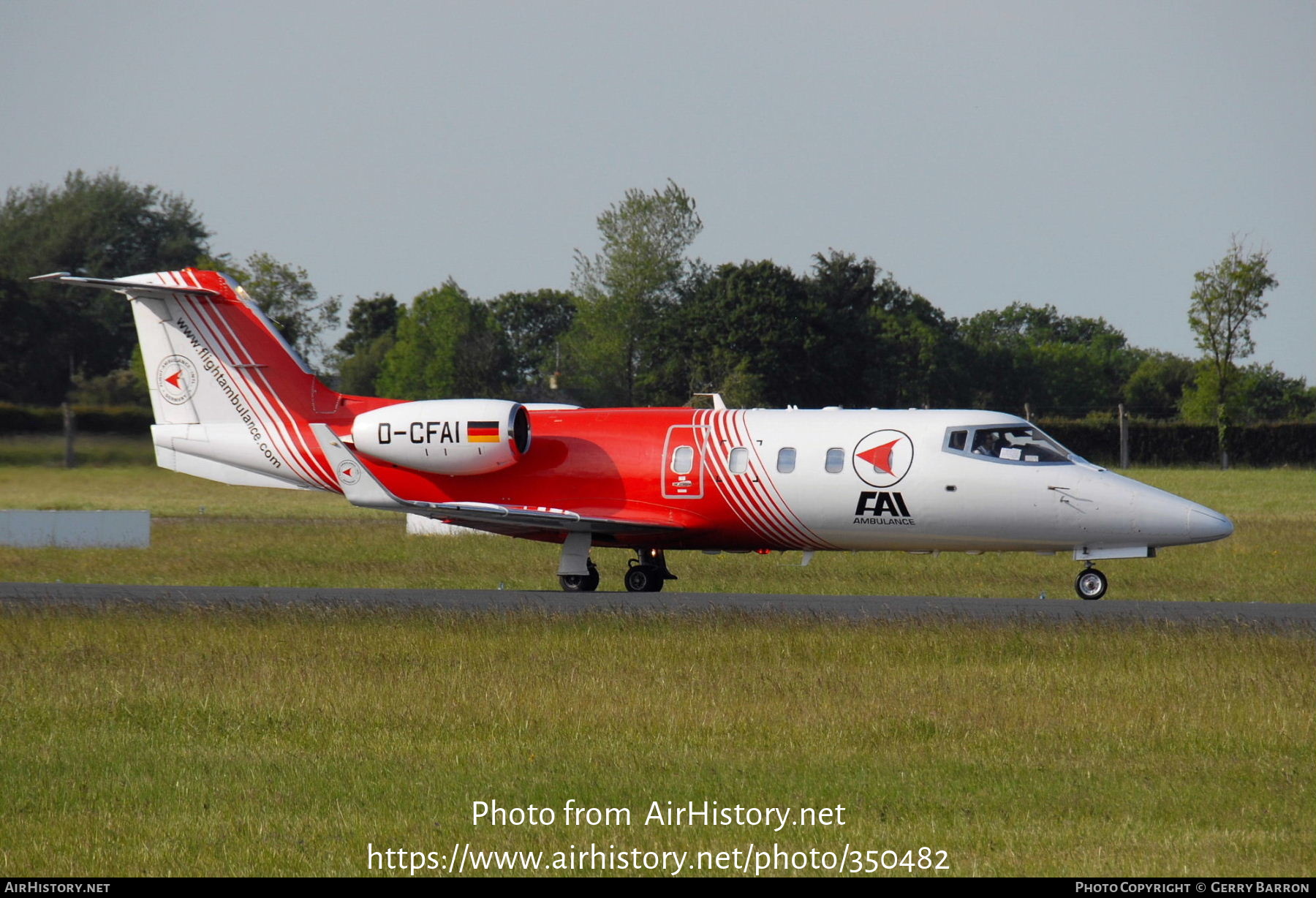 Aircraft Photo of D-CFAI | Gates Learjet 55 | FAI Ambulance | AirHistory.net #350482