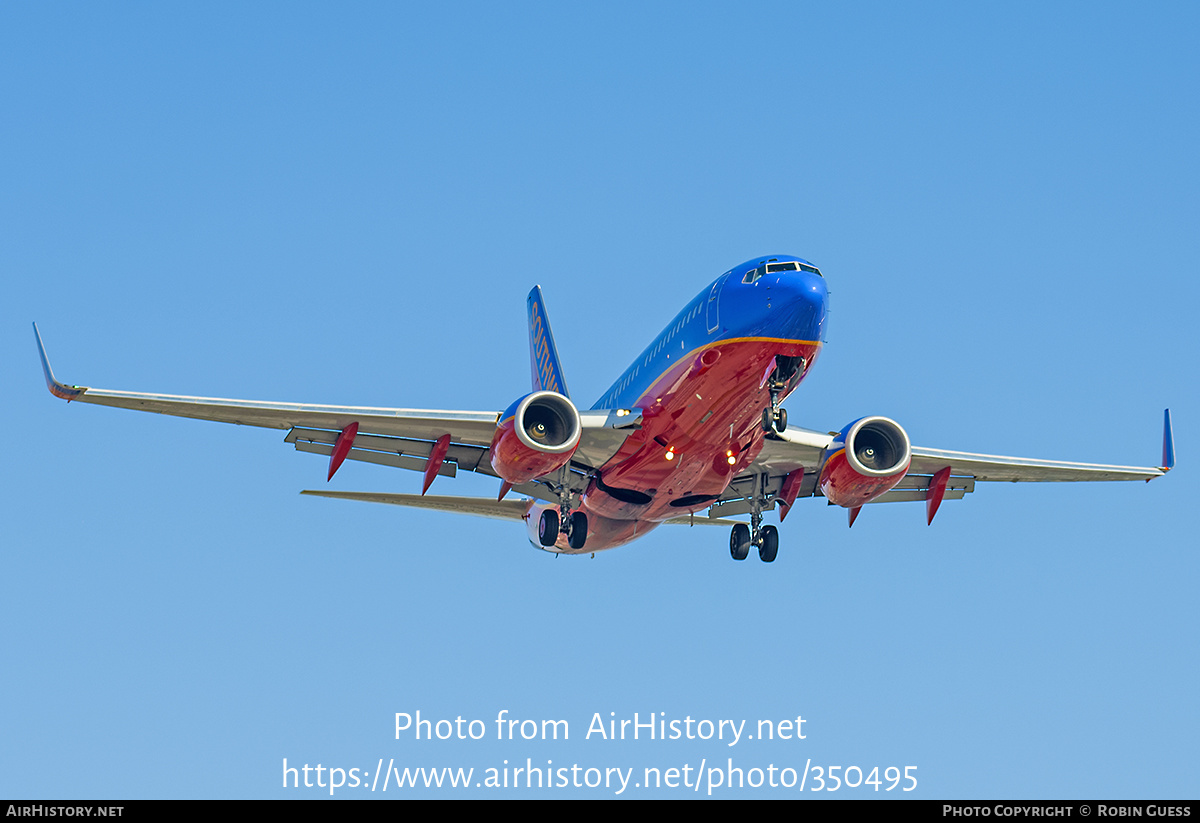 Aircraft Photo of N450WN | Boeing 737-7H4 | Southwest Airlines | AirHistory.net #350495