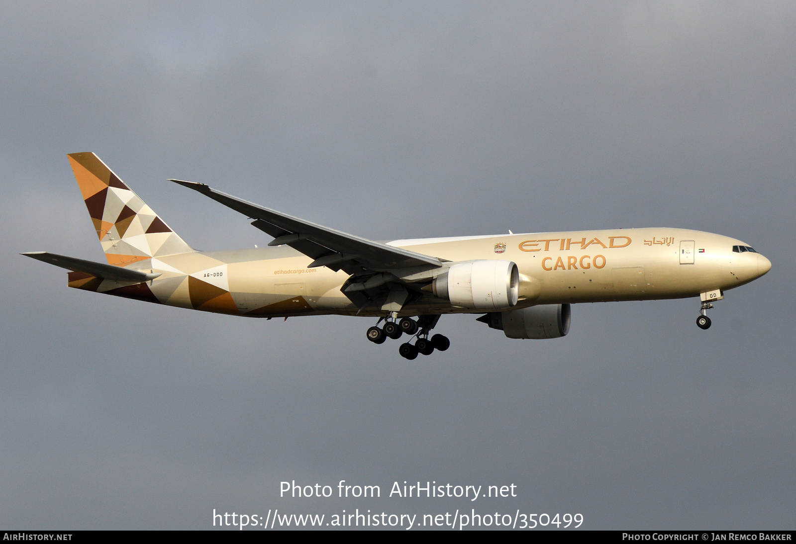 Aircraft Photo of A6-DDD | Boeing 777-FFX | Etihad Airways Cargo | AirHistory.net #350499