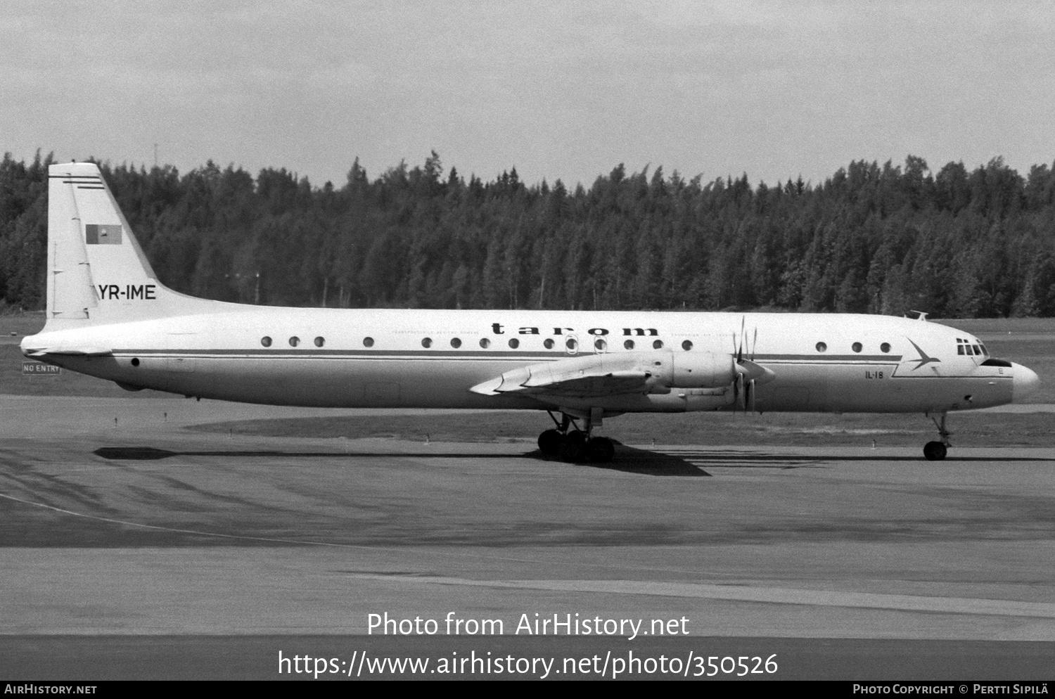 Aircraft Photo of YR-IME | Ilyushin Il-18V | TAROM - Transporturile Aeriene Române | AirHistory.net #350526