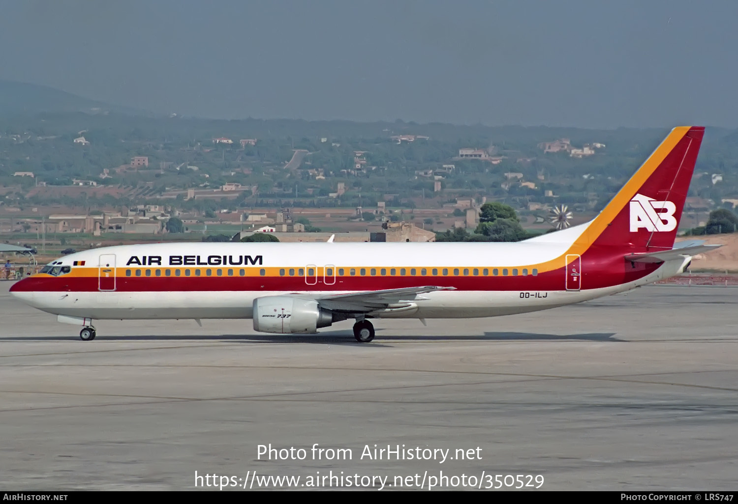 Aircraft Photo of OO-ILJ | Boeing 737-46B | Air Belgium | AirHistory.net #350529