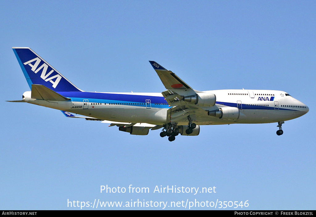 Aircraft Photo of JA8958 | Boeing 747-481 | All Nippon Airways