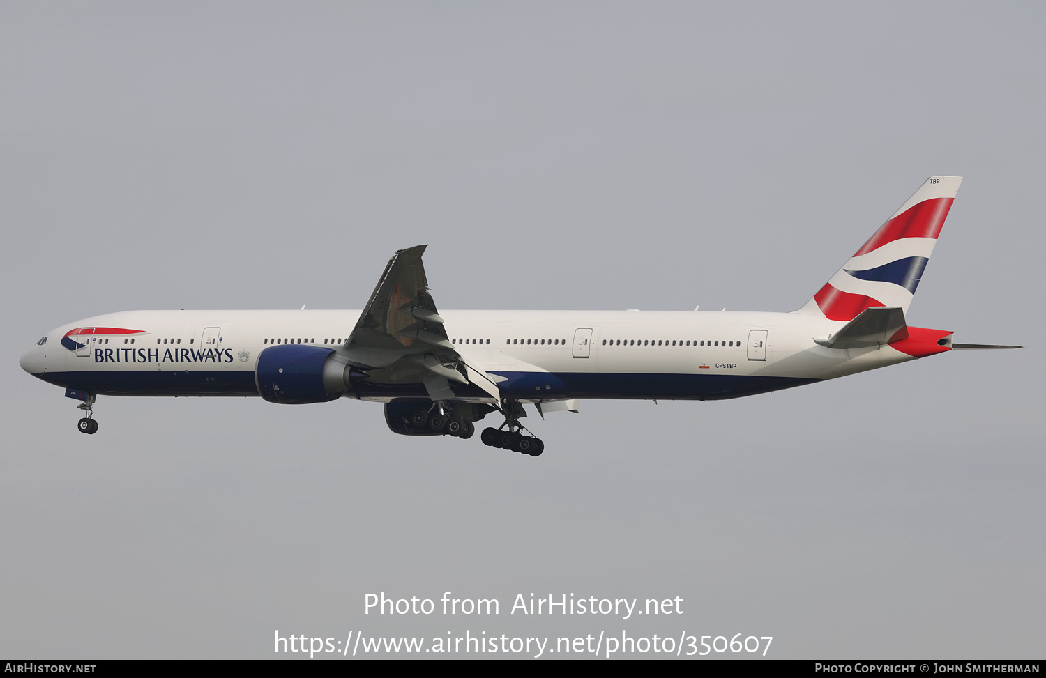 Aircraft Photo of G-STBP | Boeing 777-300/ER | British Airways | AirHistory.net #350607