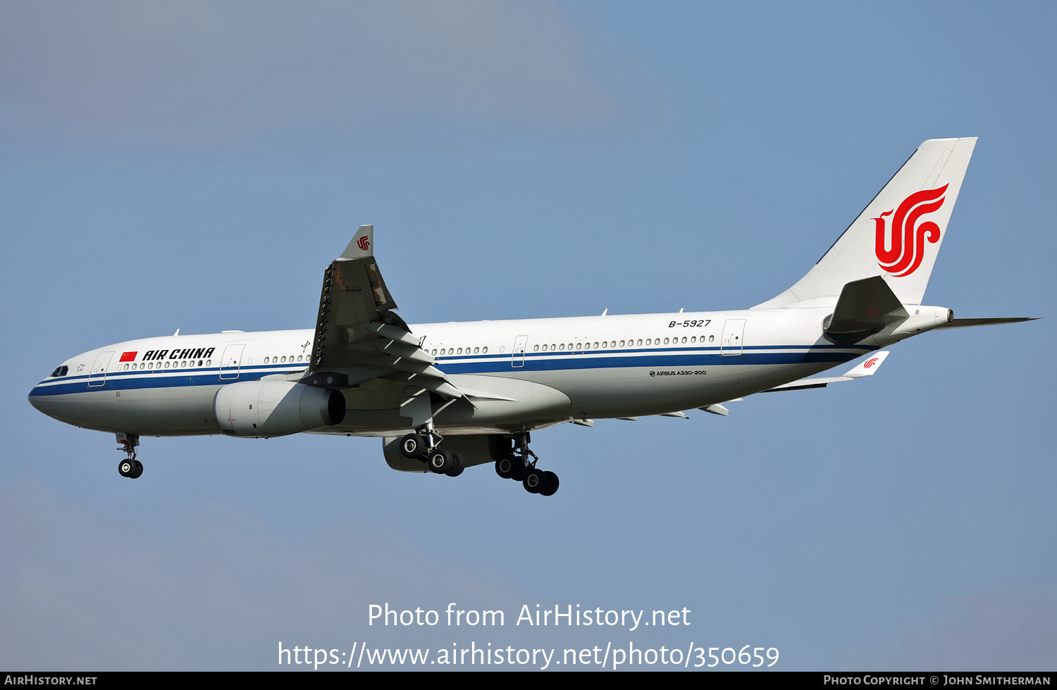 Aircraft Photo Of B-5927 | Airbus A330-243 | Air China | AirHistory.net ...