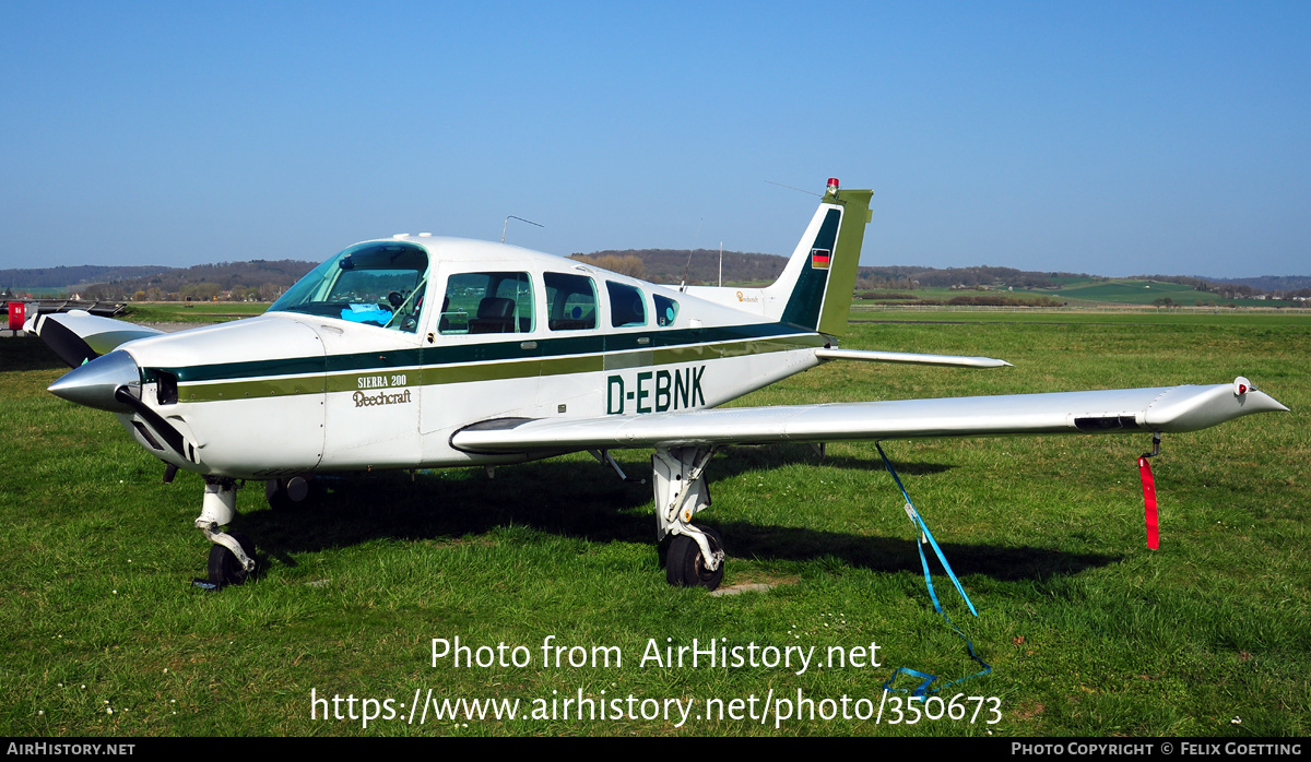 Aircraft Photo of D-EBNK | Beech B24R Sierra 200 | AirHistory.net #350673