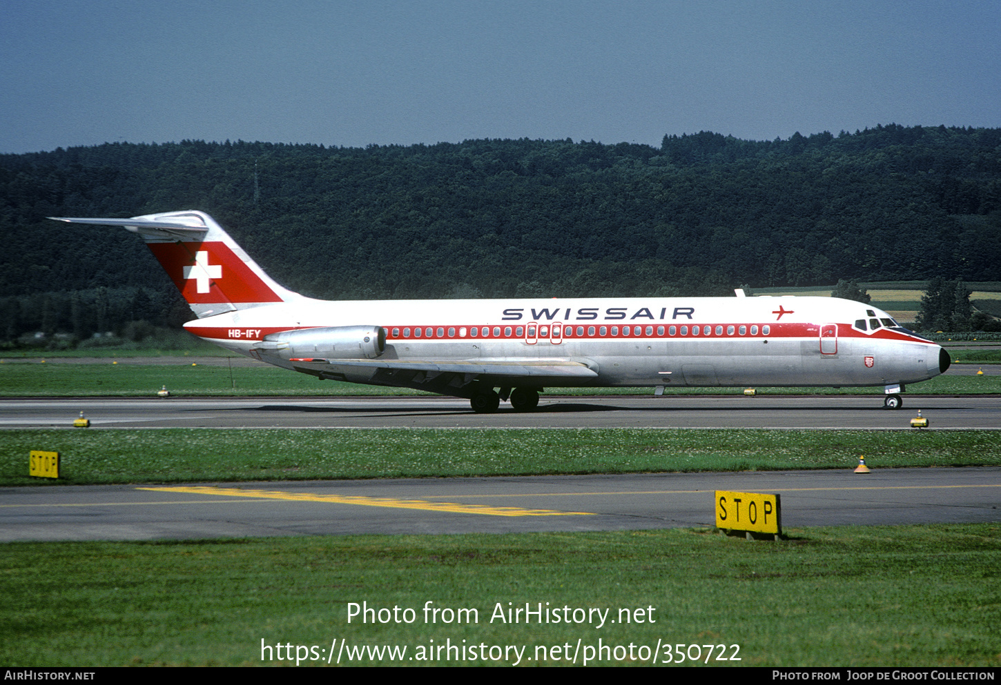 Aircraft Photo of HB-IFY | McDonnell Douglas DC-9-32 | Swissair | AirHistory.net #350722