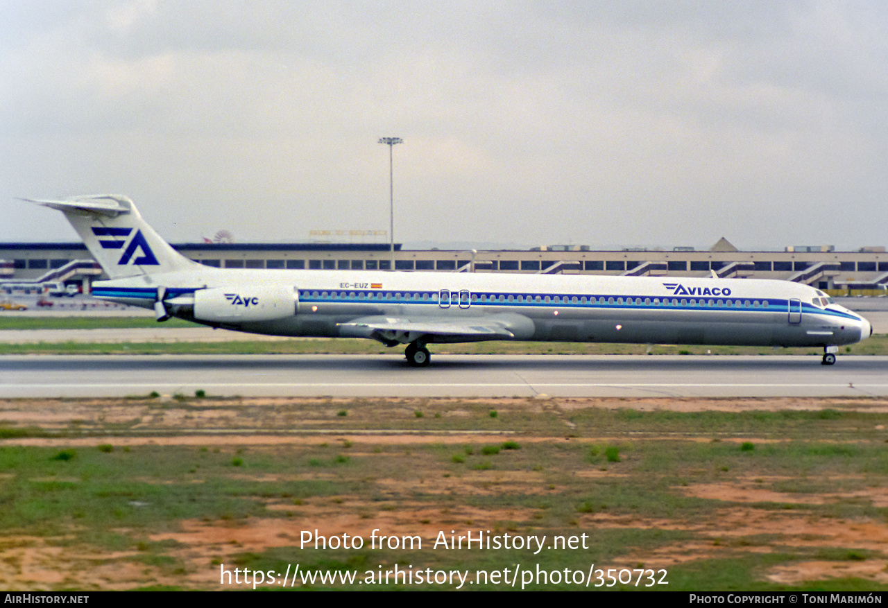 Aircraft Photo of EC-EUZ | McDonnell Douglas MD-83 (DC-9-83) | Aviaco | AirHistory.net #350732