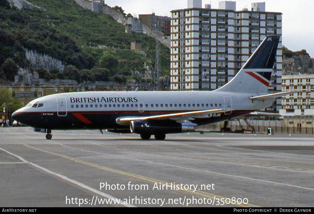 Aircraft Photo of G-BGJK | Boeing 737-236/Adv | British Airtours | AirHistory.net #350800