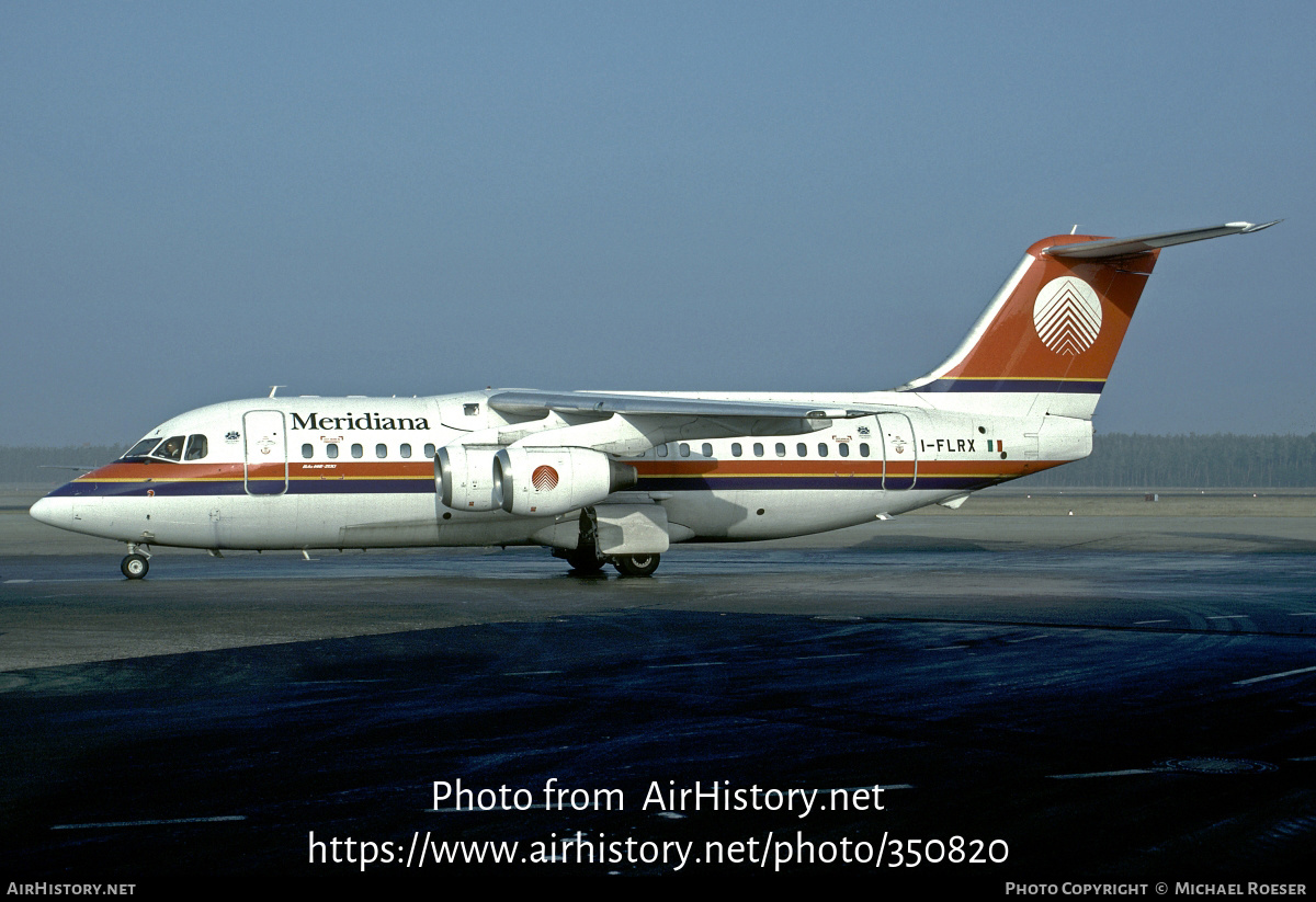 Aircraft Photo of I-FLRX | British Aerospace BAe-146-200 | Meridiana | AirHistory.net #350820