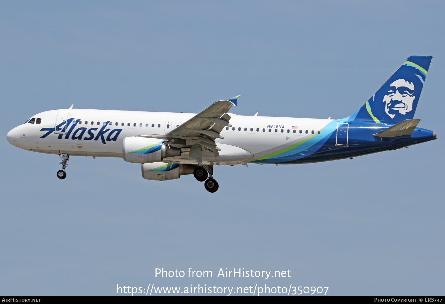 Aircraft Photo of N848VA | Airbus A320-214 | Alaska Airlines | AirHistory.net #350907