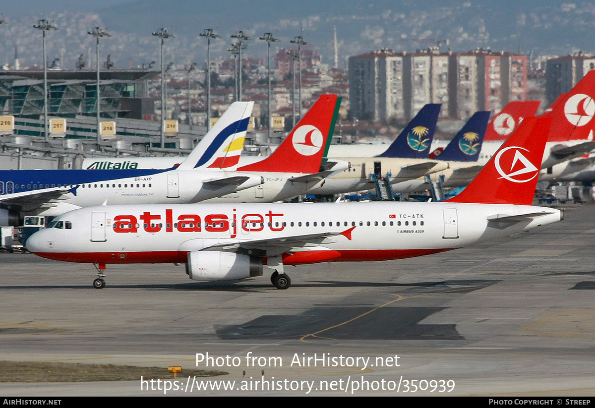 Aircraft Photo of TC-ATK | Airbus A320-232 | Atlasjet Airlines | AirHistory.net #350939