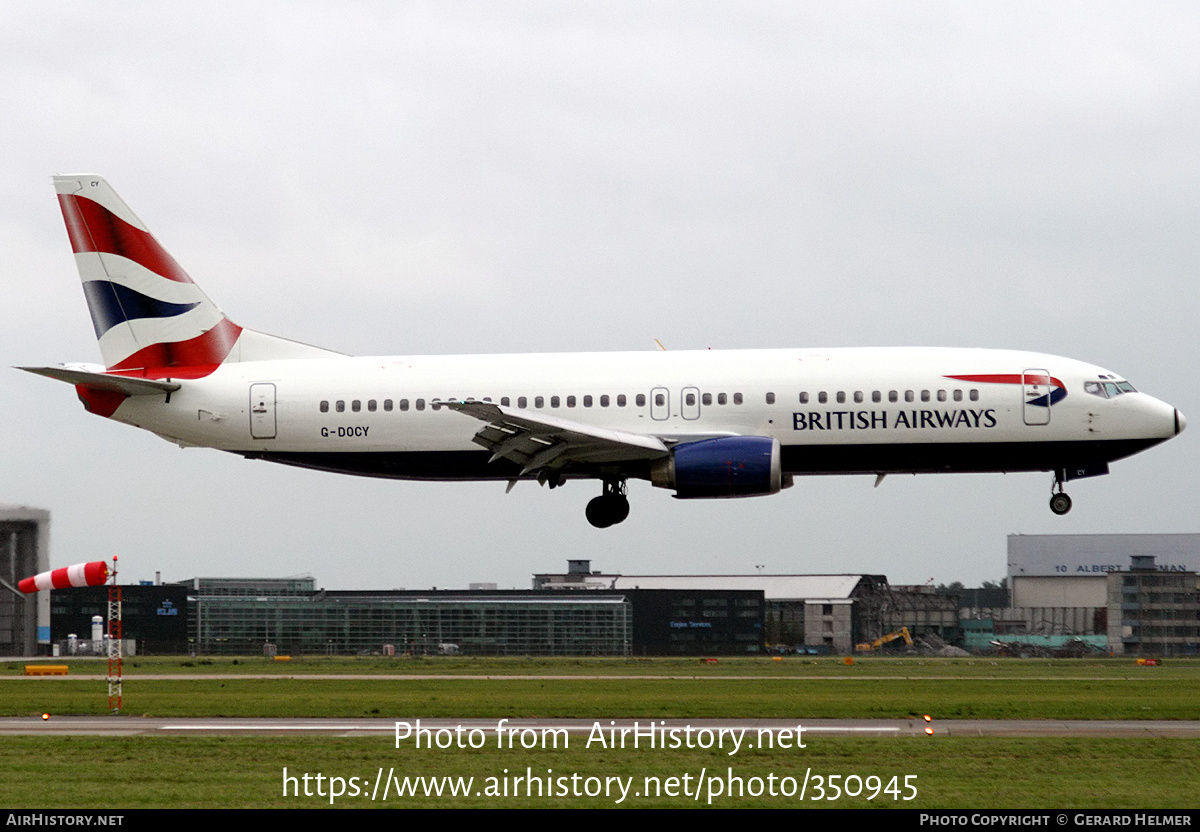 Aircraft Photo of G-DOCY | Boeing 737-436 | British Airways | AirHistory.net #350945