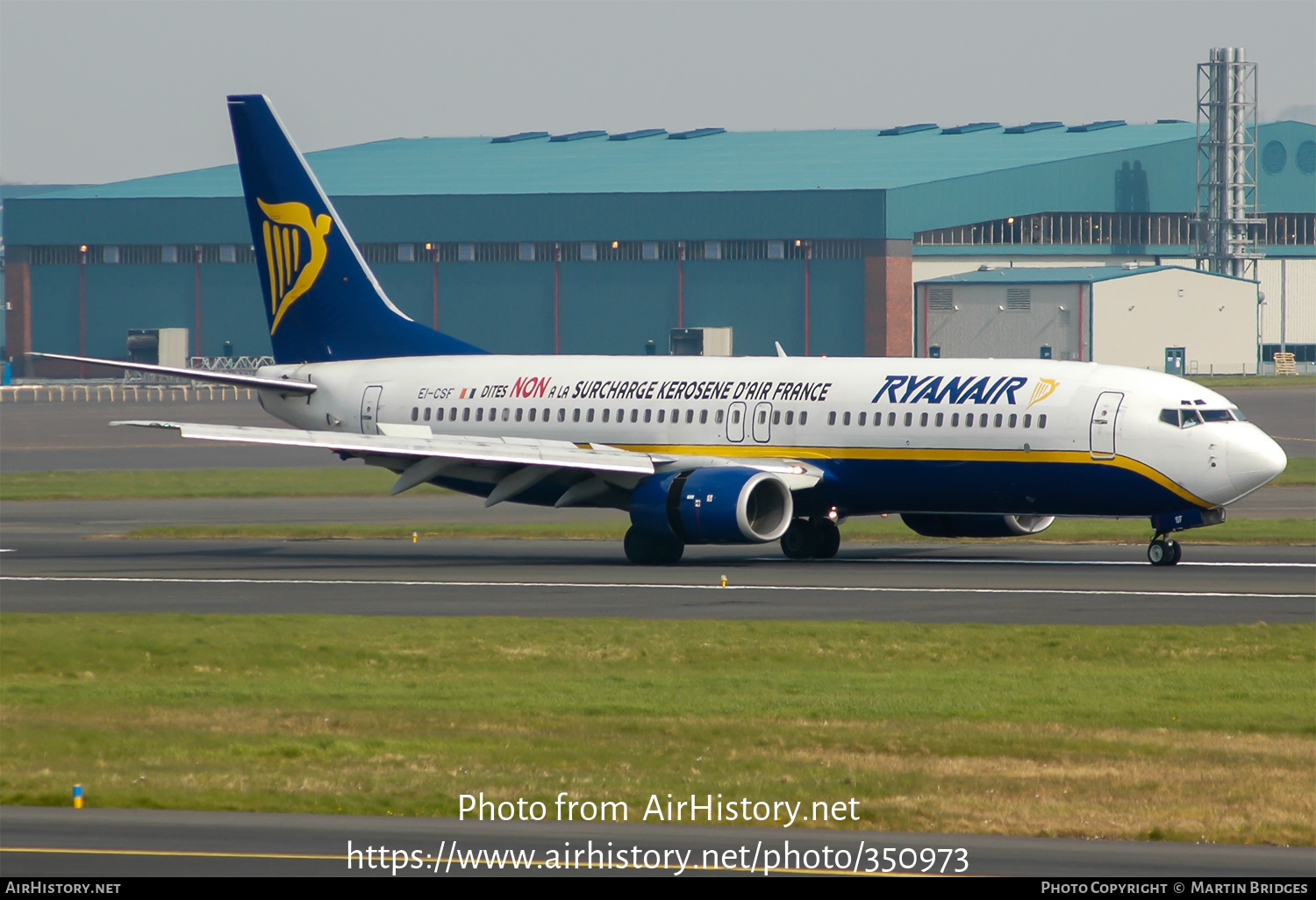 Aircraft Photo of EI-CSF | Boeing 737-8AS | Ryanair | AirHistory.net #350973