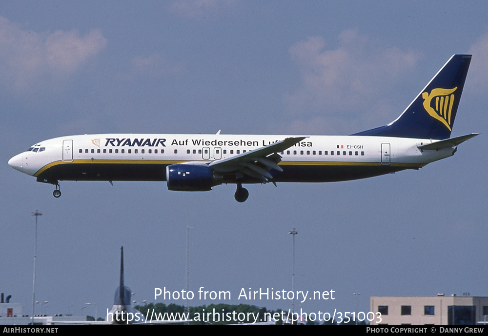 Aircraft Photo of EI-CSH | Boeing 737-8AS | Ryanair | AirHistory.net #351003