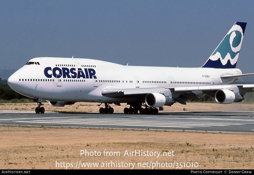 Aircraft Photo of F-GSKY | Boeing 747-312 | Corsair | AirHistory.net #351010