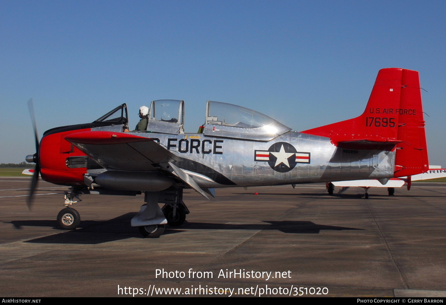 Aircraft Photo of N8089H / 17695 | North American T-28A Trojan | USA - Air Force | AirHistory.net #351020