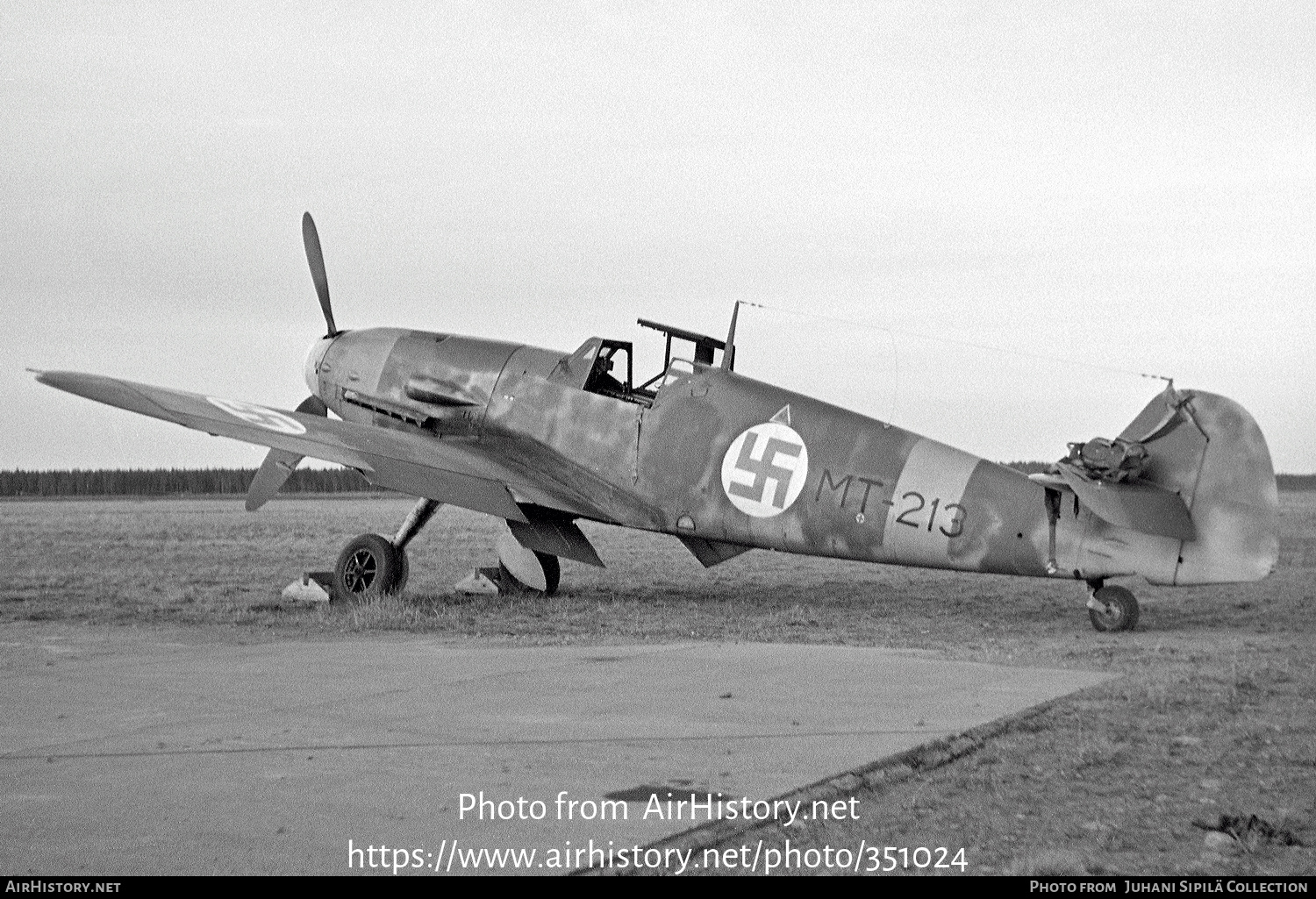 Aircraft Photo of MT-213 | Messerschmitt Bf-109G-2 | Finland - Air Force | AirHistory.net #351024