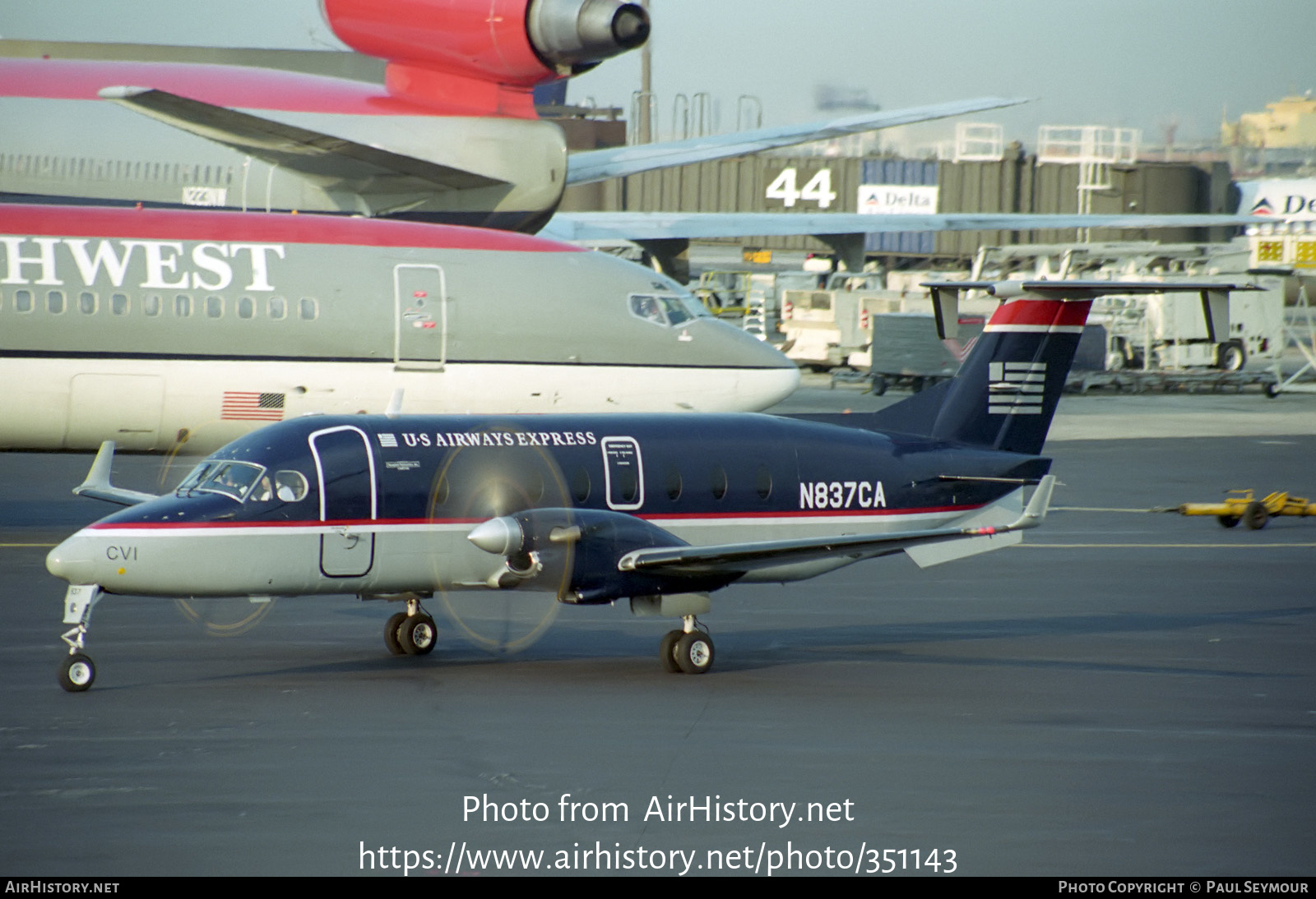 Aircraft Photo of N837CA | Beech 1900D | US Airways Express | AirHistory.net #351143