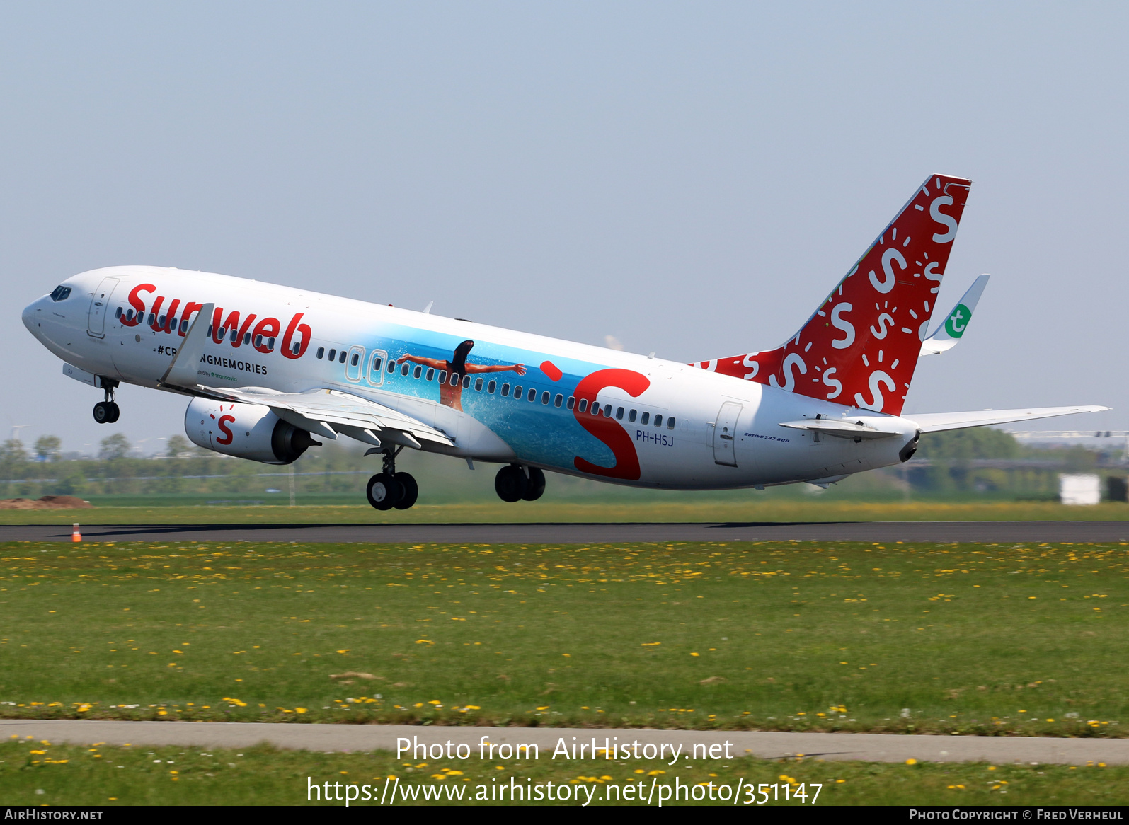 Aircraft Photo of PH-HSJ | Boeing 737-8K2 | Transavia | AirHistory.net #351147