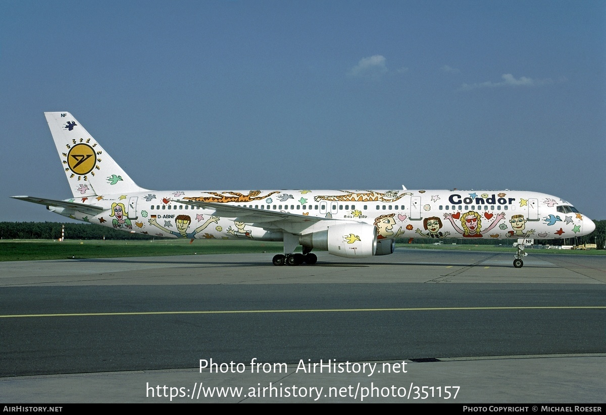 Aircraft Photo of D-ABNF | Boeing 757-230 | Condor Flugdienst | AirHistory.net #351157