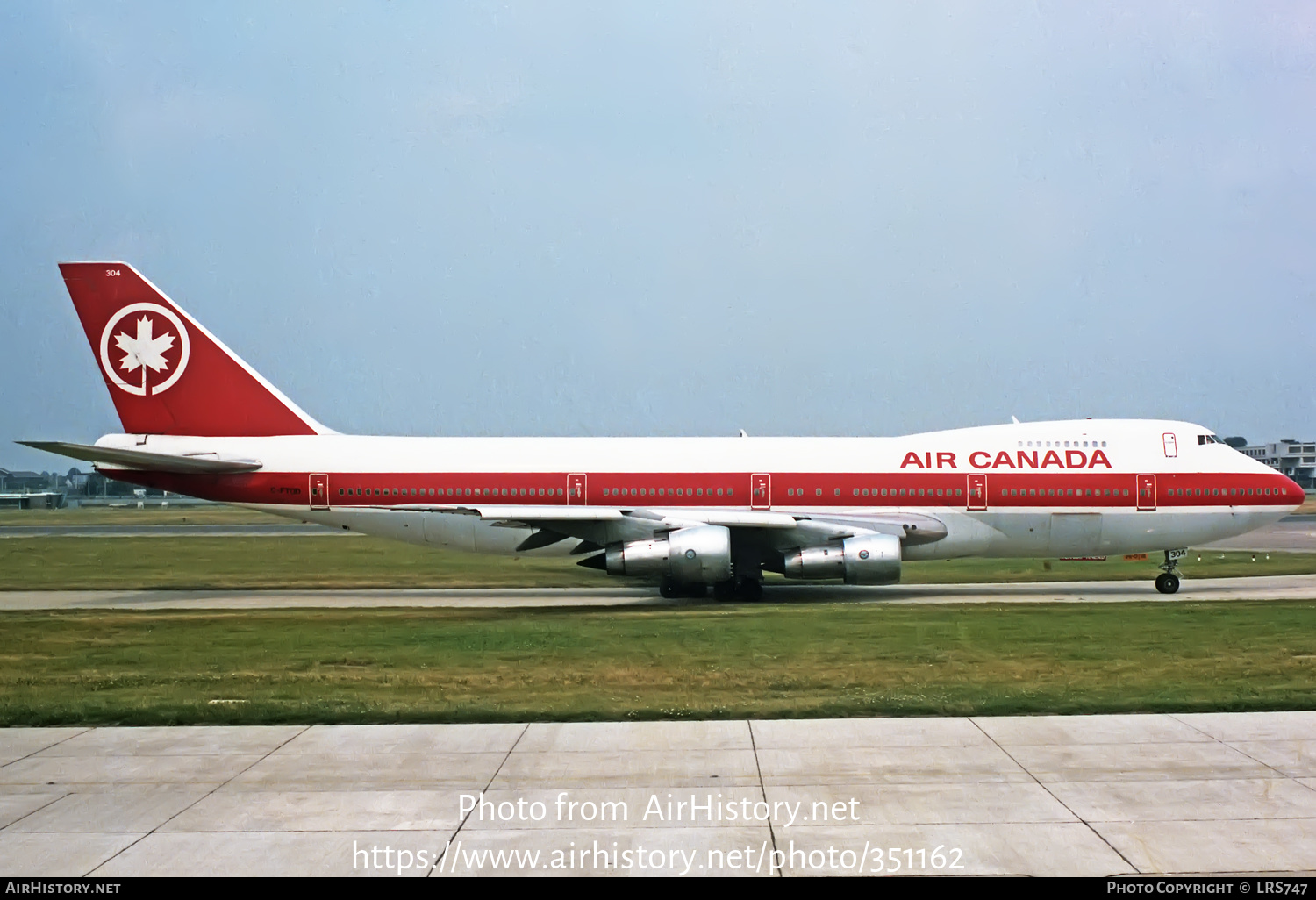 Aircraft Photo of C-FTOD | Boeing 747-133 | Air Canada | AirHistory.net #351162
