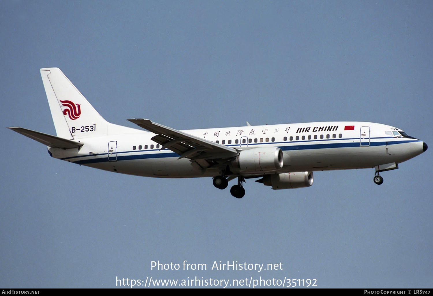 Aircraft Photo of B-2531 | Boeing 737-3J6 | Air China | AirHistory.net #351192