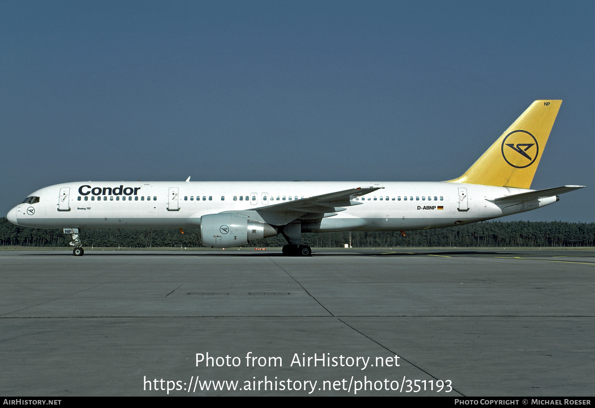 Aircraft Photo of D-ABNP | Boeing 757-230 | Condor Flugdienst | AirHistory.net #351193