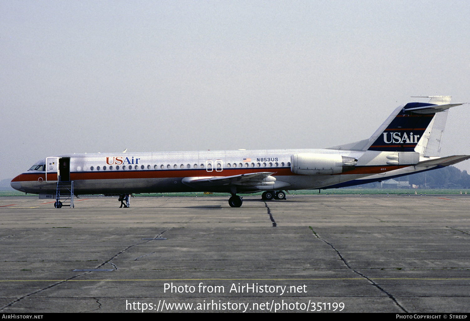 Aircraft Photo of N853US | Fokker 100 (F28-0100) | USAir | AirHistory.net #351199