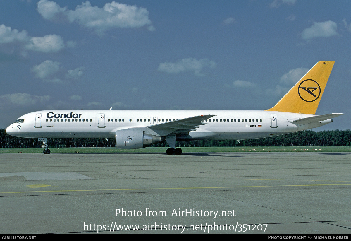 Aircraft Photo of D-ABNA | Boeing 757-230 | Condor Flugdienst | AirHistory.net #351207