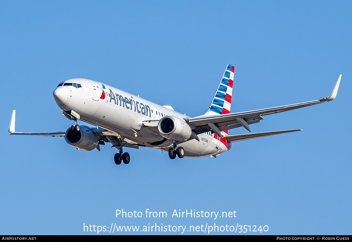 Aircraft Photo of N875NN | Boeing 737-823 | American Airlines | AirHistory.net #351240