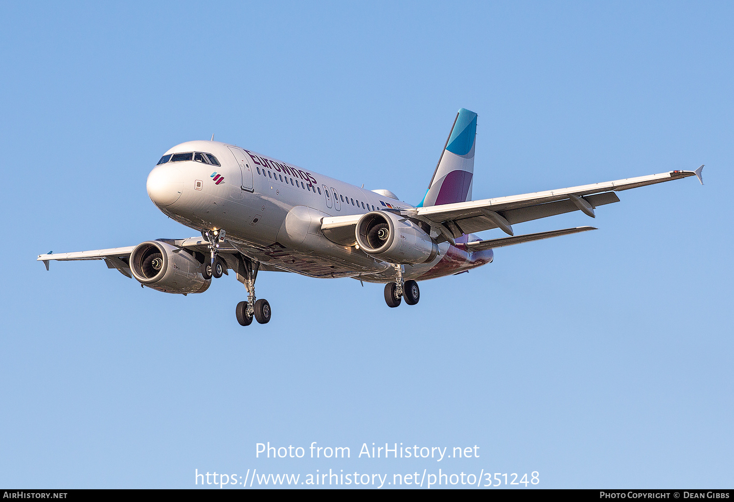 Aircraft Photo of D-AGWF | Airbus A319-132 | Eurowings | AirHistory.net #351248