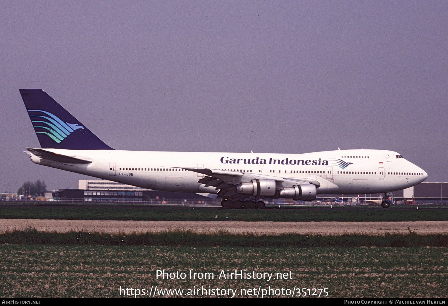 Aircraft Photo of PK-GSB | Boeing 747-2U3B | Garuda Indonesia | AirHistory.net #351275