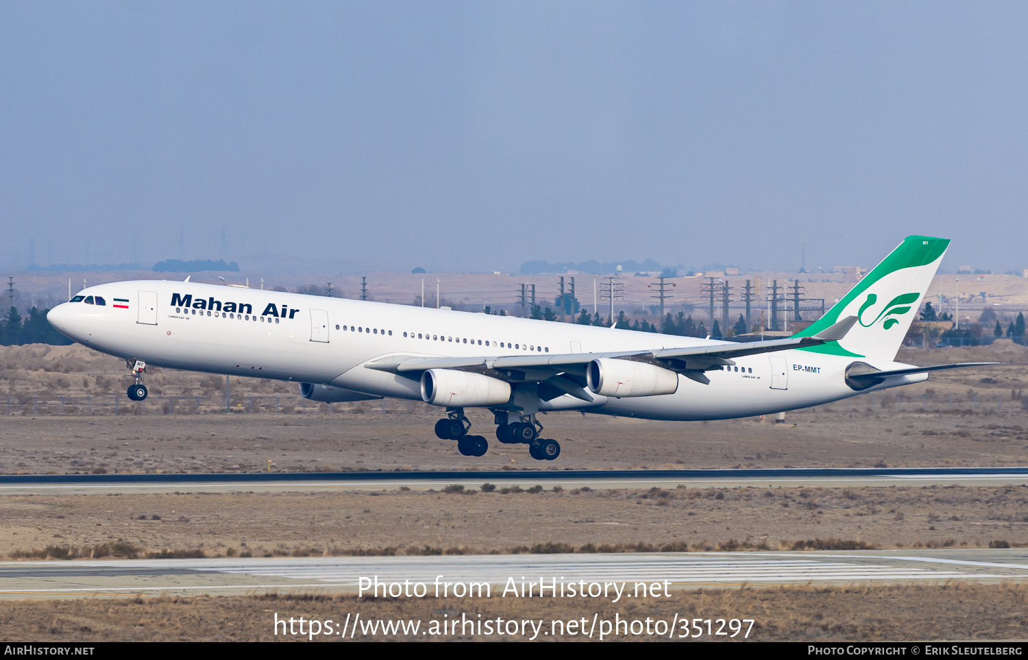 Aircraft Photo of EP-MMT | Airbus A340-313X | Mahan Air | AirHistory.net #351297