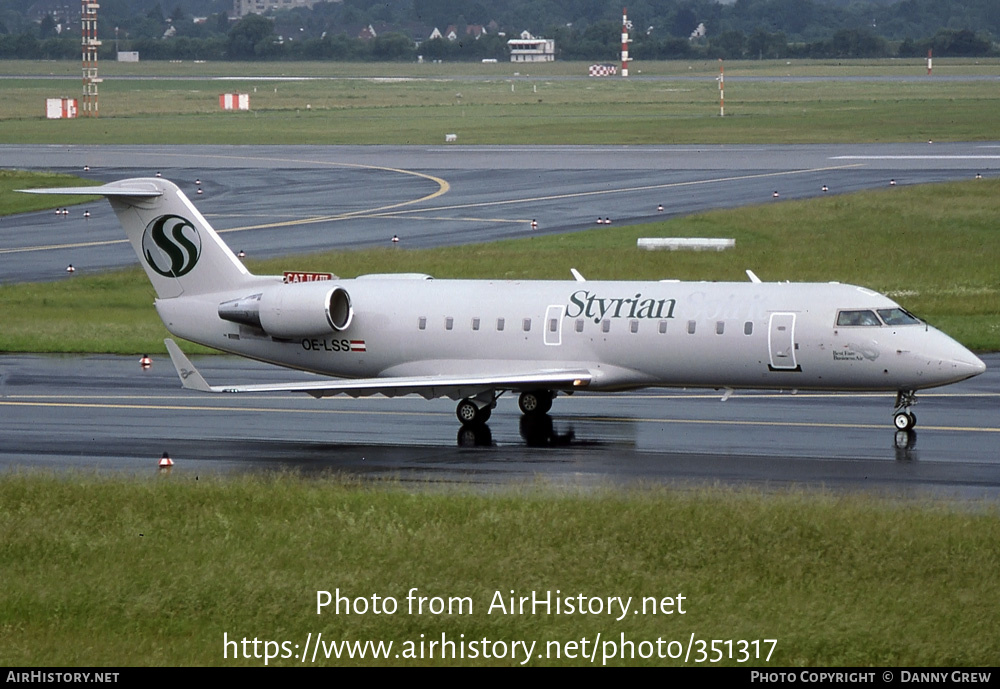 Aircraft Photo of OE-LSS | Bombardier CRJ-200LR (CL-600-2B19) | Styrian Spirit | AirHistory.net #351317