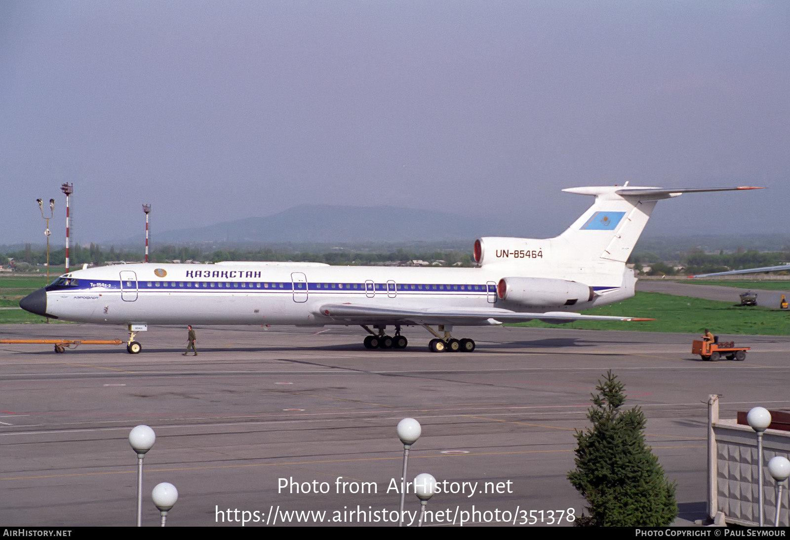 Aircraft Photo of UN-85464 | Tupolev Tu-154B-2 | Kazakhstan Government | AirHistory.net #351378