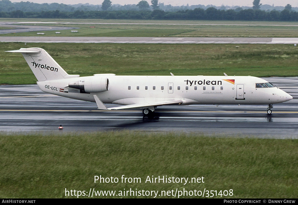 Aircraft Photo of OE-LCL | Bombardier CRJ-200LR (CL-600-2B19) | Tyrolean Airways | AirHistory.net #351408